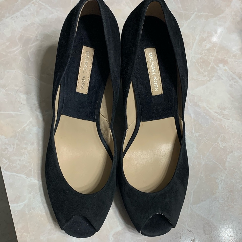 Michael Kors Black Wedges